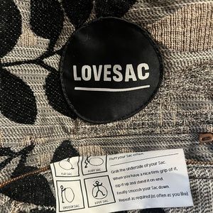 Lovesac “city” sac cover. Rare pattern. EUC! CLEAN